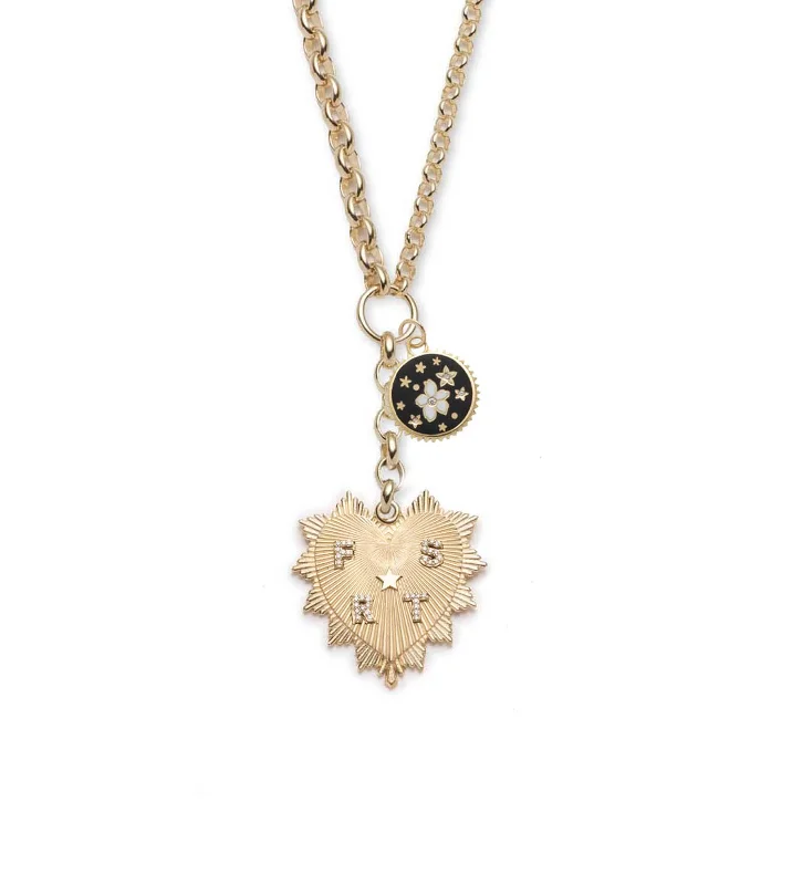 Grab Your Dream Jewelry At The Lowest Prices Custom Heart Love Token Story : Heavy Mixed Belcher