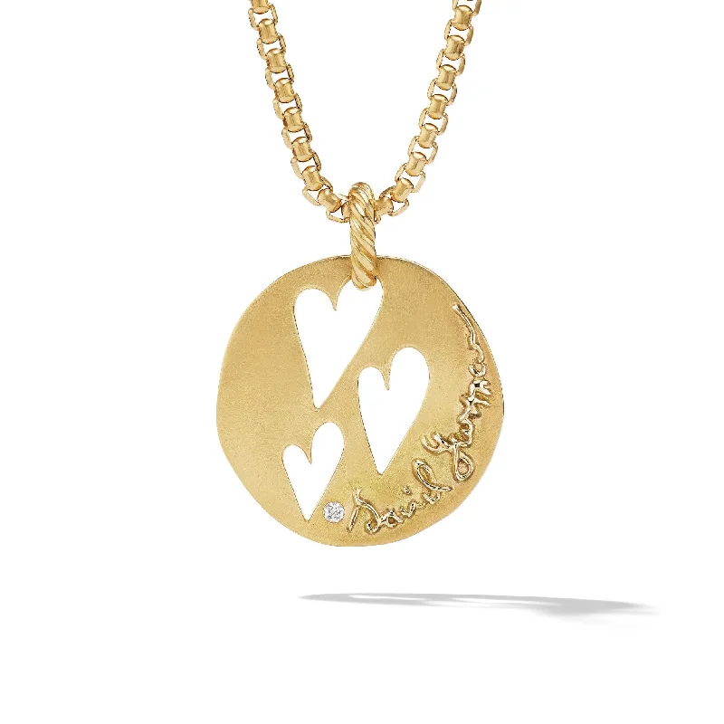 Jewelry Sale – Exclusive Styles At Lower Prices DY Elements Open Hearts Pendant in 18K Yellow Gold with Diamond Jewelry Sale – Exclusive Styles At Lower Prices DY Elements Open Hearts Pendant in 18K Yellow Gold with Diamond