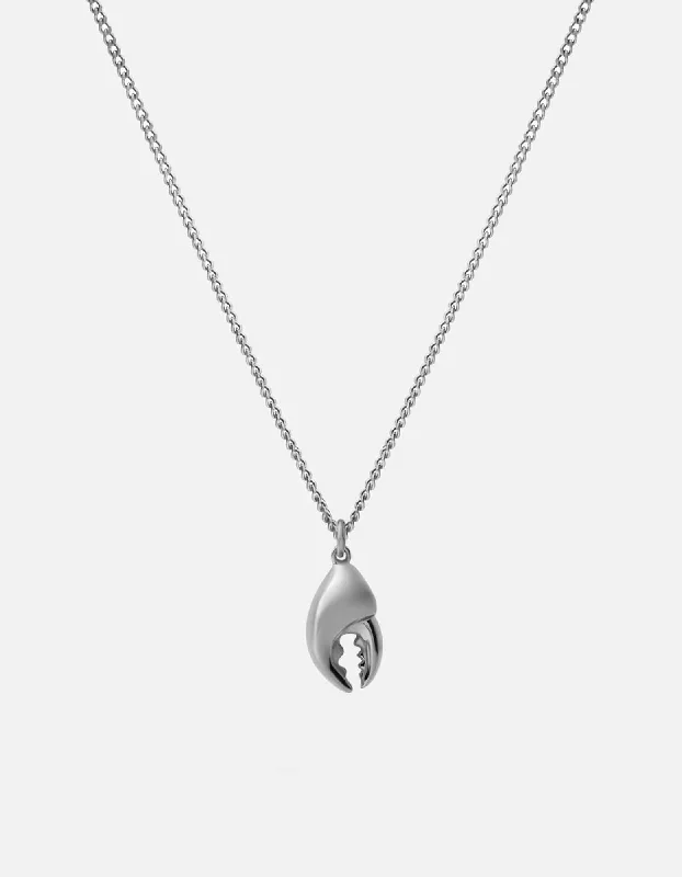 Elegant Jewelry, Exclusive Prices – Shop Now Lobster Claw Necklace, Sterling Silver