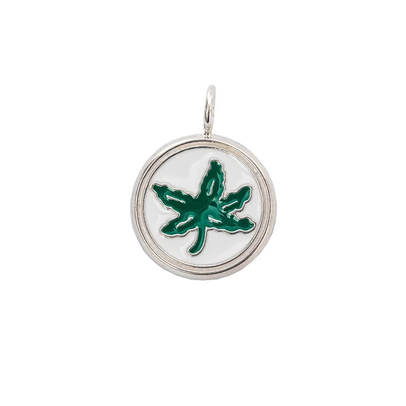 Don't Miss Out On Jaw-Dropping Jewelry Discounts OSU Buckeye Leaf Charm with Green and White Enamel Don't Miss Out On Jaw-Dropping Jewelry Discounts OSU Buckeye Leaf Charm with Green and White Enamel