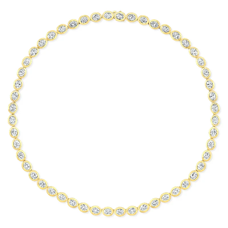 Flash Jewelry Sale – Get Stunning Pieces At Low Prices Oval Diamond Buttercup Bezel Necklace in 18kt Yellow Gold Flash Jewelry Sale – Get Stunning Pieces At Low Prices Oval Diamond Buttercup Bezel Necklace in 18kt Yellow Gold