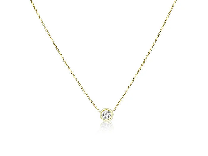 Exclusive Jewelry Markdowns – Limited-Time Offer Roberto Coin 18K Yellow Gold 18" Bezel Set Diamond Necklace Exclusive Jewelry Markdowns – Limited-Time Offer Roberto Coin 18K Yellow Gold 18" Bezel Set Diamond Necklace