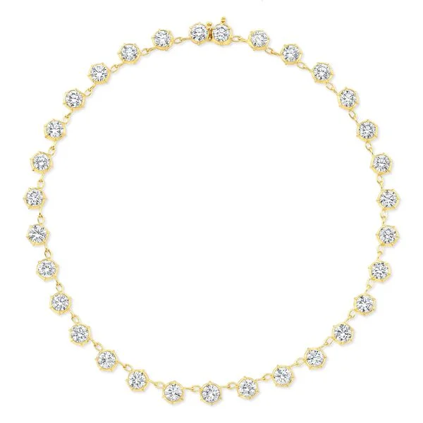 Make Your Outfit Shine With Discounted Jewelry Round Diamond 6-Prong Necklace in 18kt Yellow Gold Make Your Outfit Shine With Discounted Jewelry Round Diamond 6-Prong Necklace in 18kt Yellow Gold