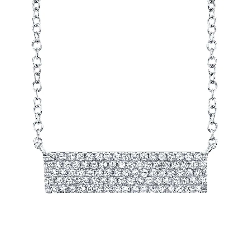 Shop Signature Jewelry Styles At Exclusive Prices Diamond Pavé Bar Necklace