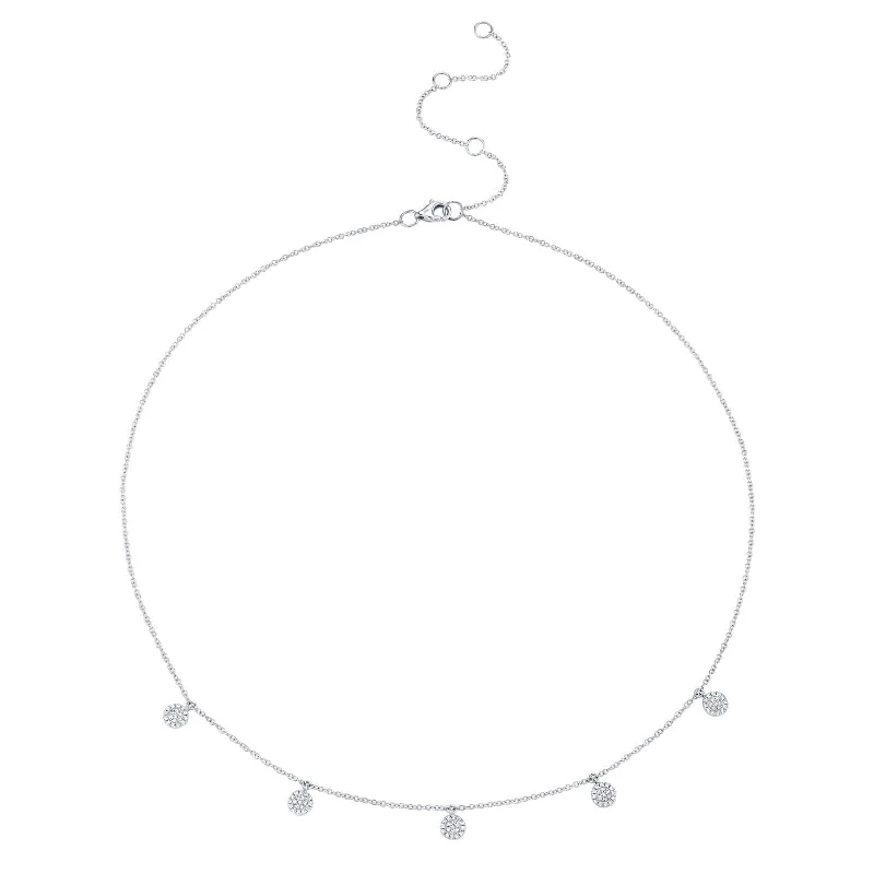 Don't Miss These Dazzling Jewelry Discounts Diamond Pavé Circle Necklace