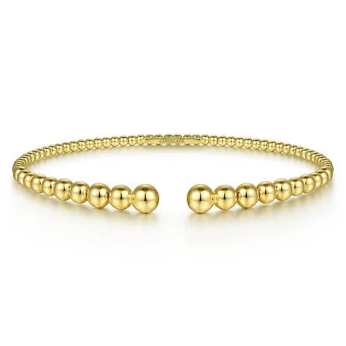 Shine In Style – Shop Jewelry Discounts Today 14K Yellow Gold Bujukan Open Bangle