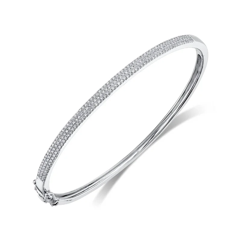 Exclusive Jewelry Sale – Grab Timeless Pieces Now Diamond Hinged Bangle