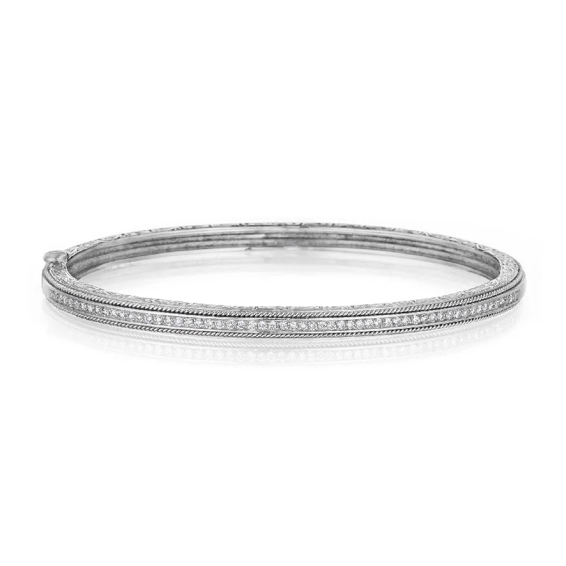 Elevate Your Jewelry Collection With Limited-Time Savings Thin Engraved Bangle