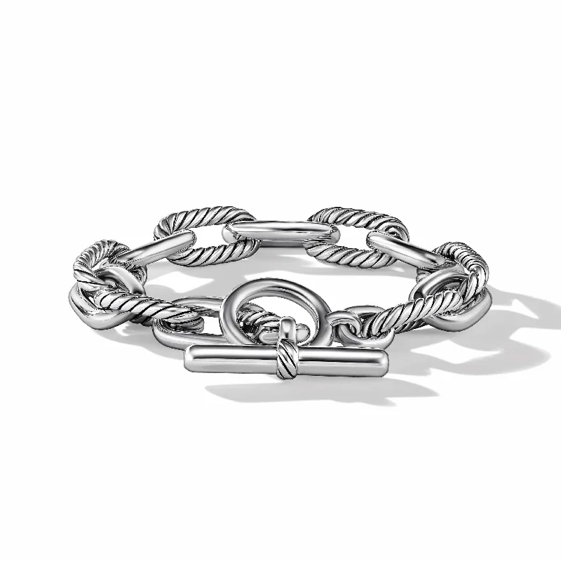 Premium Jewelry, Premium Discounts – Act Fast DY Madison Toggle Chain Bracelet in Sterling Silver