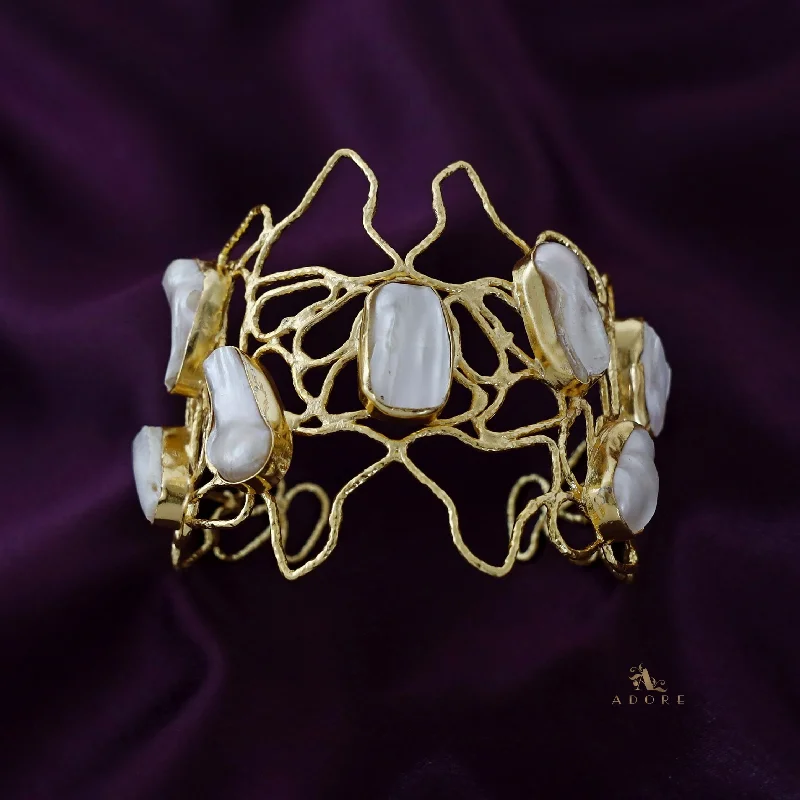 Gorgeous Jewelry, Limited-Time Savings Camilla Wavy Golden Hammered 7 Baroque Bangle