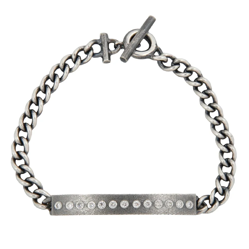 Luxury Jewelry Now At Special Promotional Rates Diana Diamond ID Link Bracelet