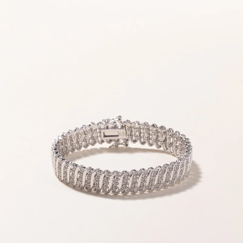 Jewelry Clearance Sale – Final Reductions Silver Tennis Bracelet | 1.41ctw | 7" |