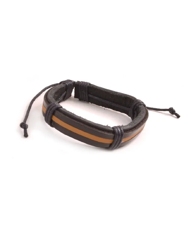 Dazzle In Elegance With Our Biggest Jewelry Sale Line Leather Bracelet