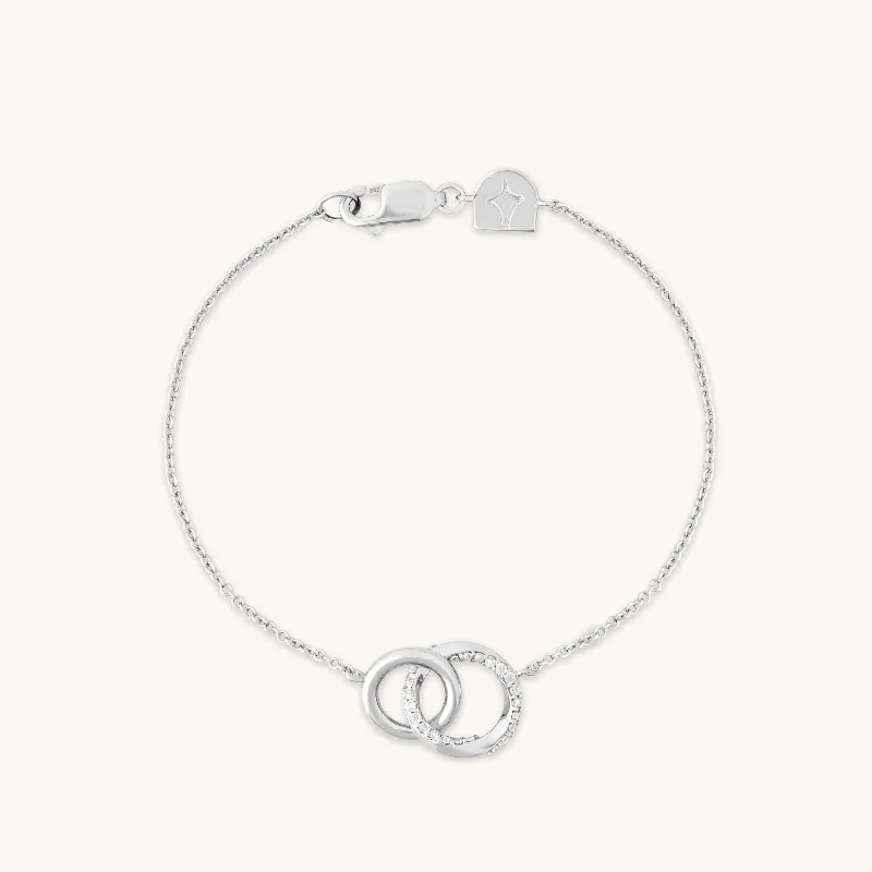Dazzle With Discounts – Shop Jewelry On Sale Orbit Crystal Bracelet in Silver