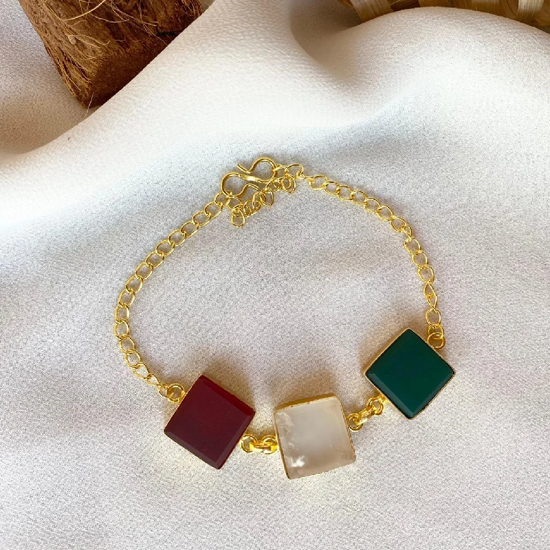 Green + White + Maroon
