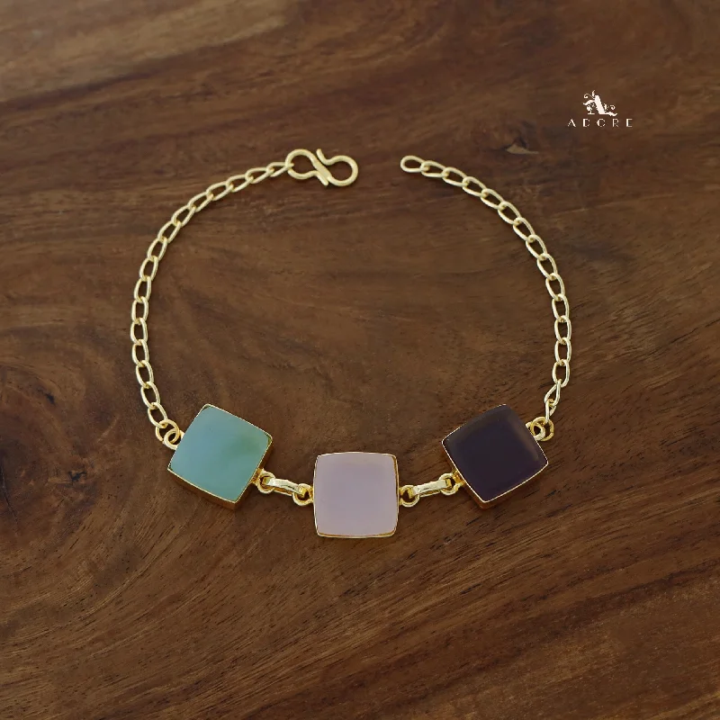 Amazonite Green + Rose Quartz + Amethyst