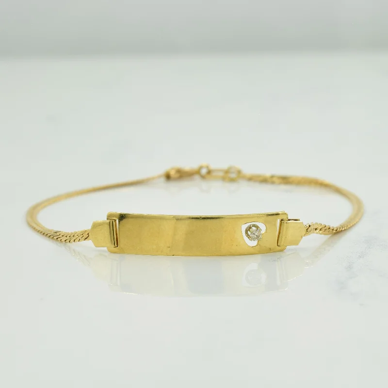 Breathtaking Jewelry, Breathtaking Prices Single Stone Diamond Bracelet | 0.02ct | 7" |