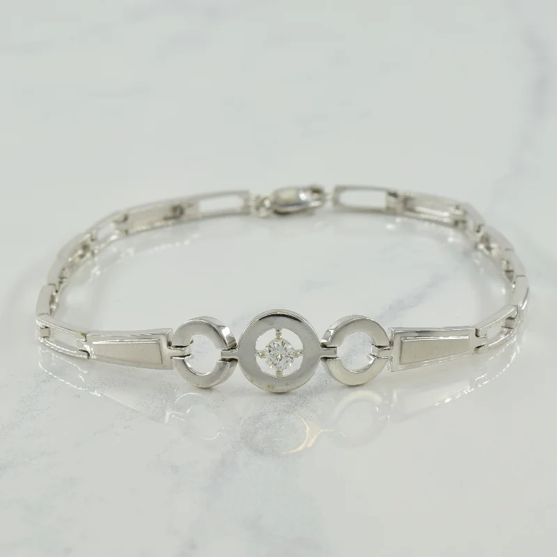 Get Ready To Sparkle – Special Jewelry Discounts Solitaire Diamond Bracelet | 0.12ct | 7" | Get Ready To Sparkle – Special Jewelry Discounts Solitaire Diamond Bracelet | 0.12ct | 7" |
