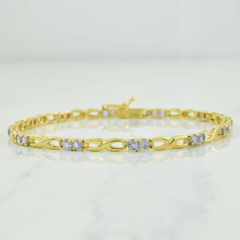 Buy More, Save More On Stunning Jewelry Designs Tanzanite Bracelet | 1.20ctw | 7" |