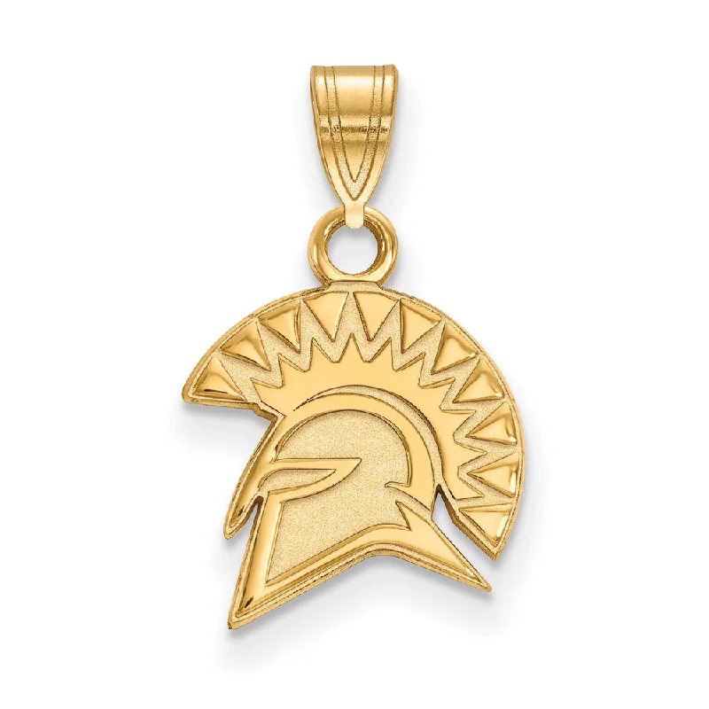 Affordable Luxury Jewelry For Every Occasion 10k Yellow Gold San Jose State Small Mascot Pendant