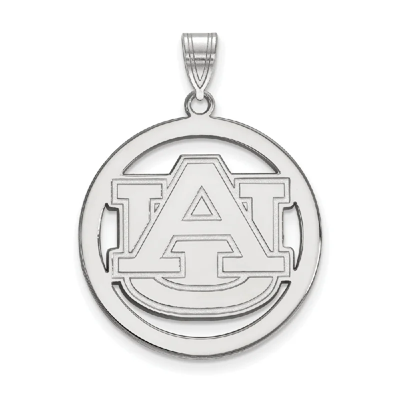 Your Dream Jewelry At Dream Prices – Shop Now Sterling Silver Auburn U XL Circle Pendant