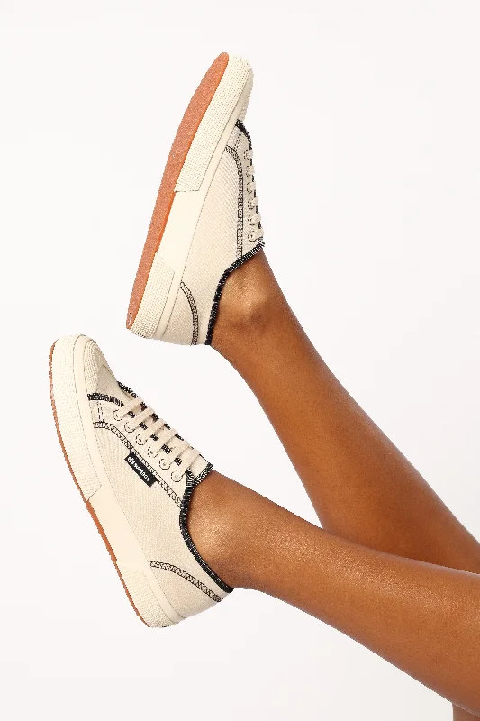 Flash Sale Fever 2294 Drill Overlock Stitching - Raw Off White
