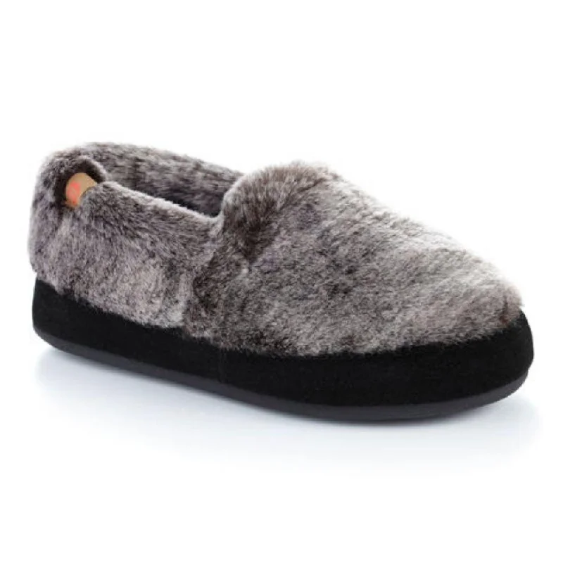 Comfortable Everyday Shoes Moc Slipper - Chinchilla - Women's