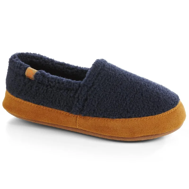 Comfortable Dress Shoes Moc Slipper - Navy - Women's