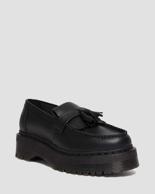Women's Business Casual Shoes Vegan Adrian Quad Platform Loafer from Dr. Martens
