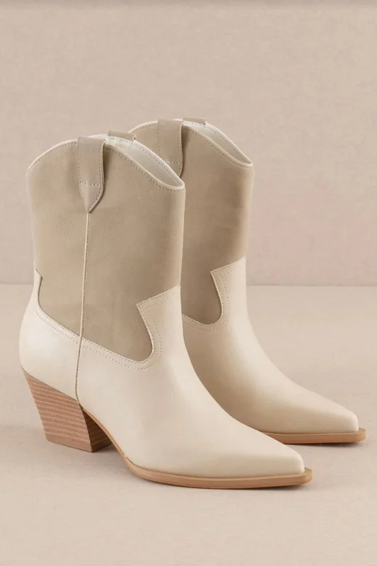 Women's Breathable Flats Ames Short Cowboy Boots