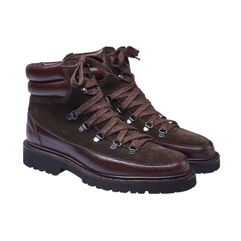 Flash Sale Online Annie Dark Brown Wax Calf & Earth Green Suede