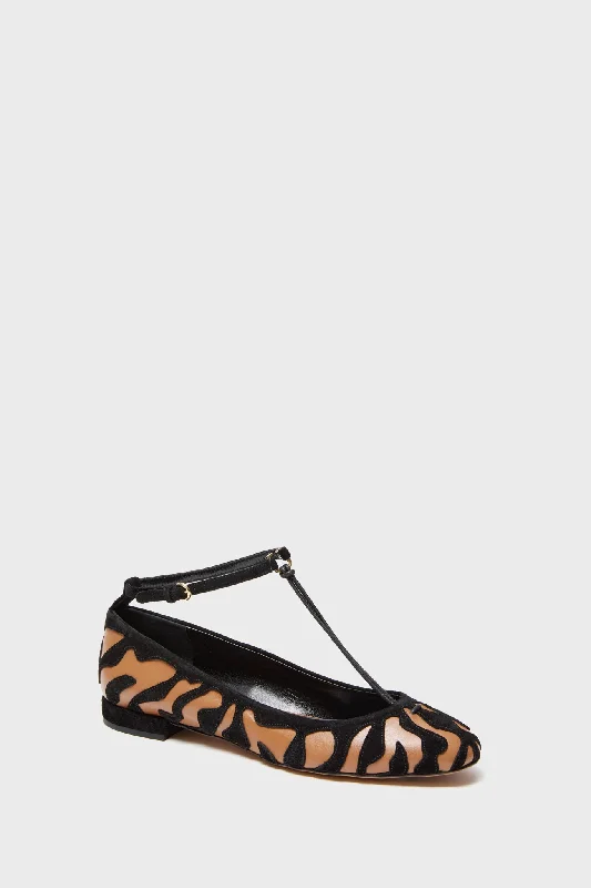 Cozy Winter Boots Promotion Assorted Polline T Strap Flats