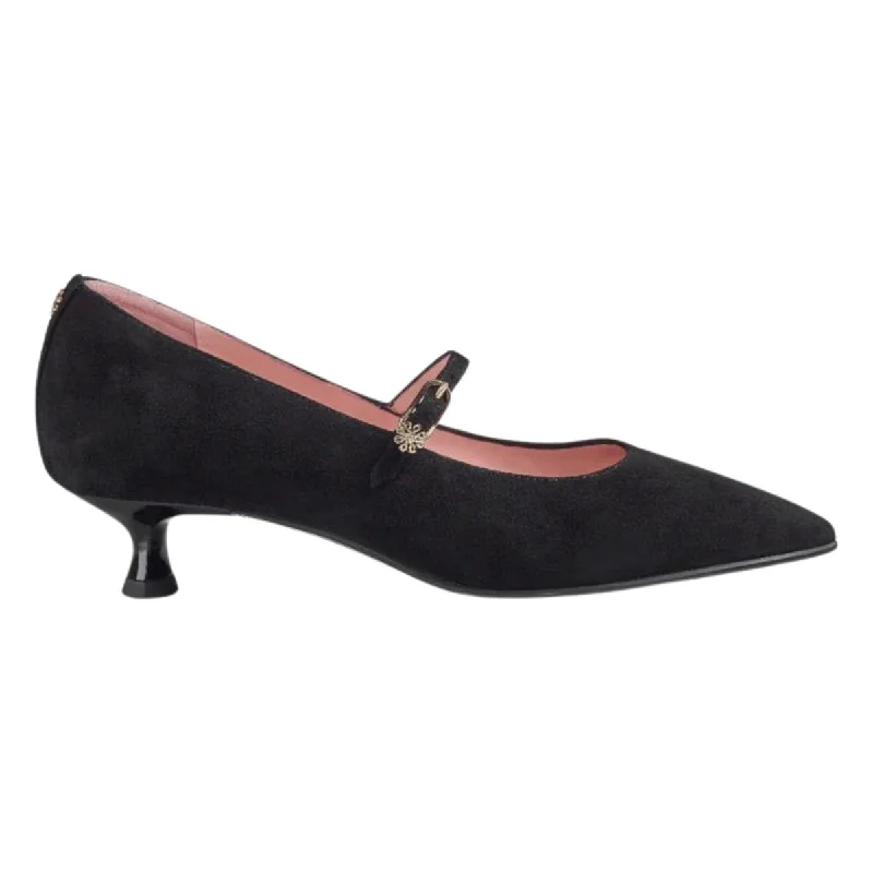 Vintage-Inspired Footwear Sale Ayelet By Naot Women's Rosalie Black Classic Suede