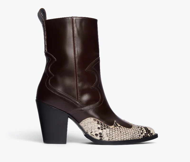 Explore What's New BETH HEELED WESTERN ZIP BOOT