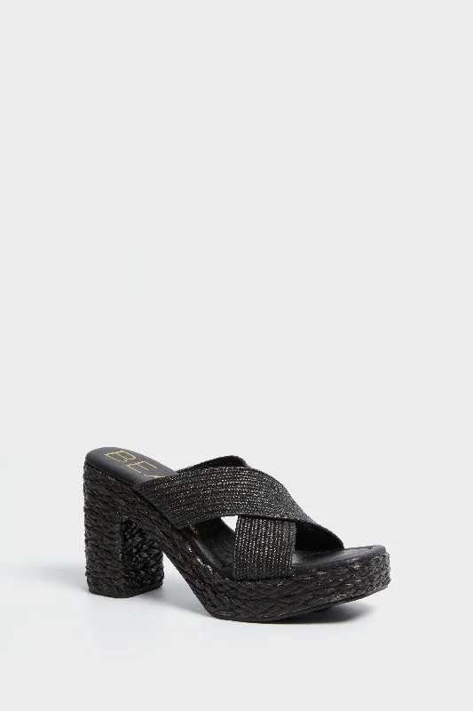 Breathable Flats Offers Black Caravan Heels