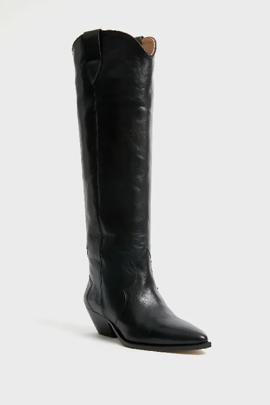 Women's Versatile Shoes Black Denvee Boot