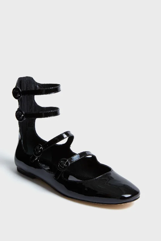 Vintage Boots Deals Black Patent Alexa Flats