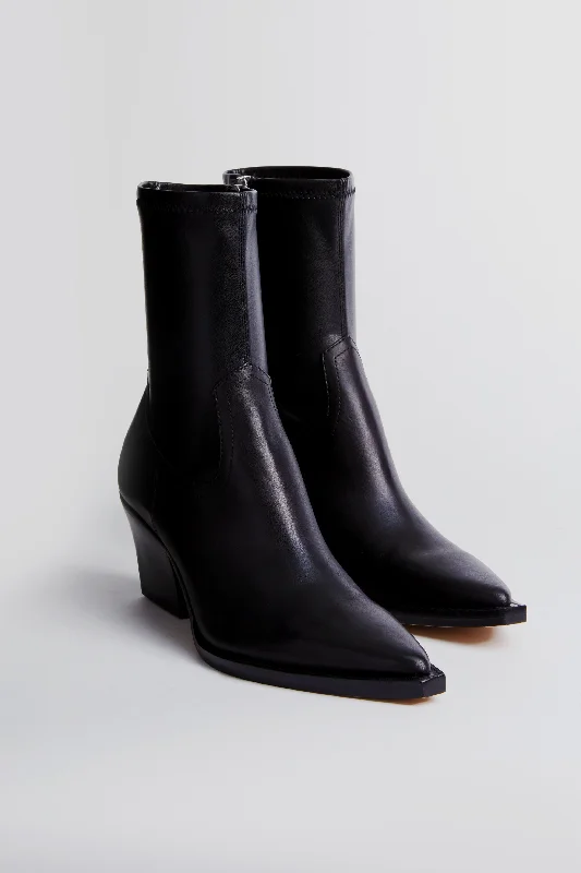 Urban Fashion Footwear Black Rutger Booties