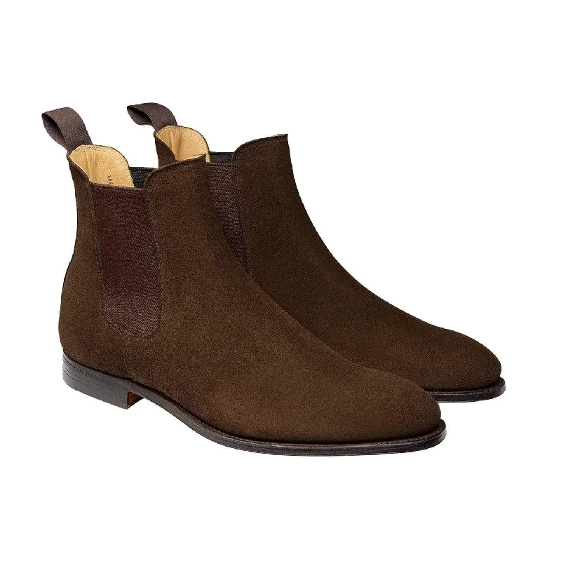 Trend Leading Collection Bonnie Dark Brown Calf Suede