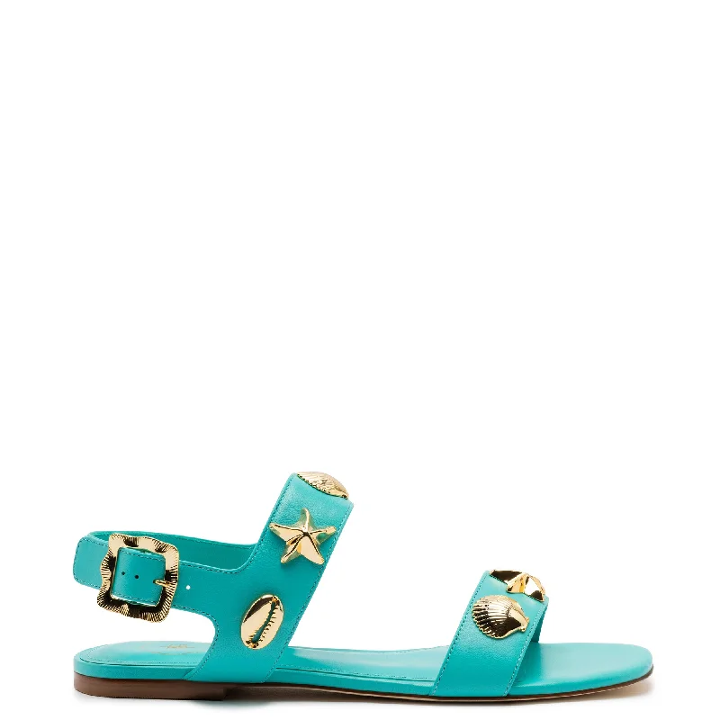 Statement Footwear Discount Madison Flat In Caribbean Leather