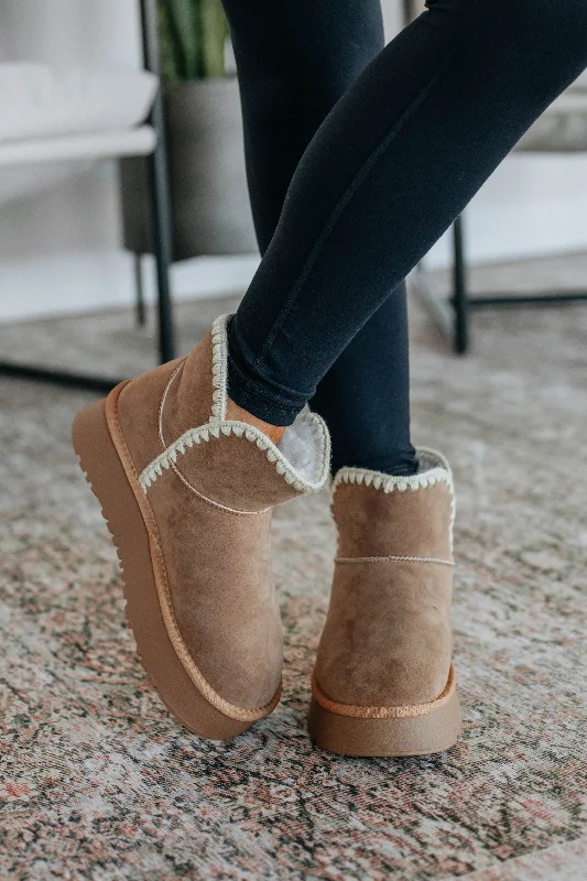 All-Day Comfort Shoes Sale Committed To Cozy Boots - Camel