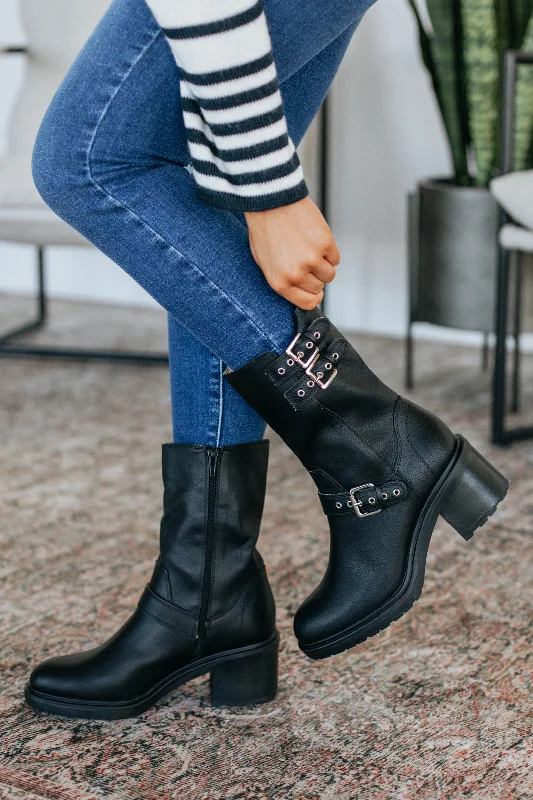 Affordable Women's Shoes Cool On Command Boots - Black