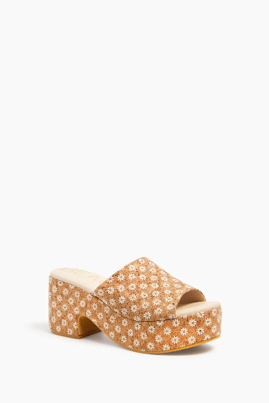 Effortless Slip-On Shoes Cork Daisy Terry Heels