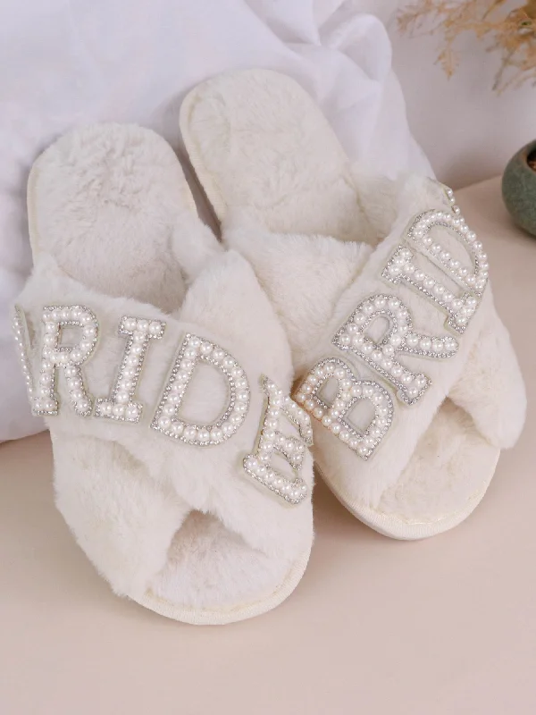 Comfortable Business Shoes Cross Plush Bachelorette Party Slippers