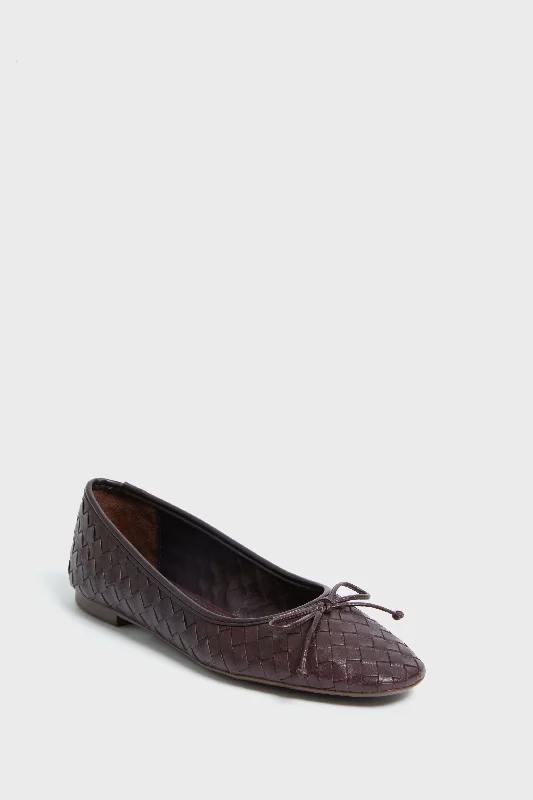 Statement Casual Shoes Dark Chocolate Arissa Flats