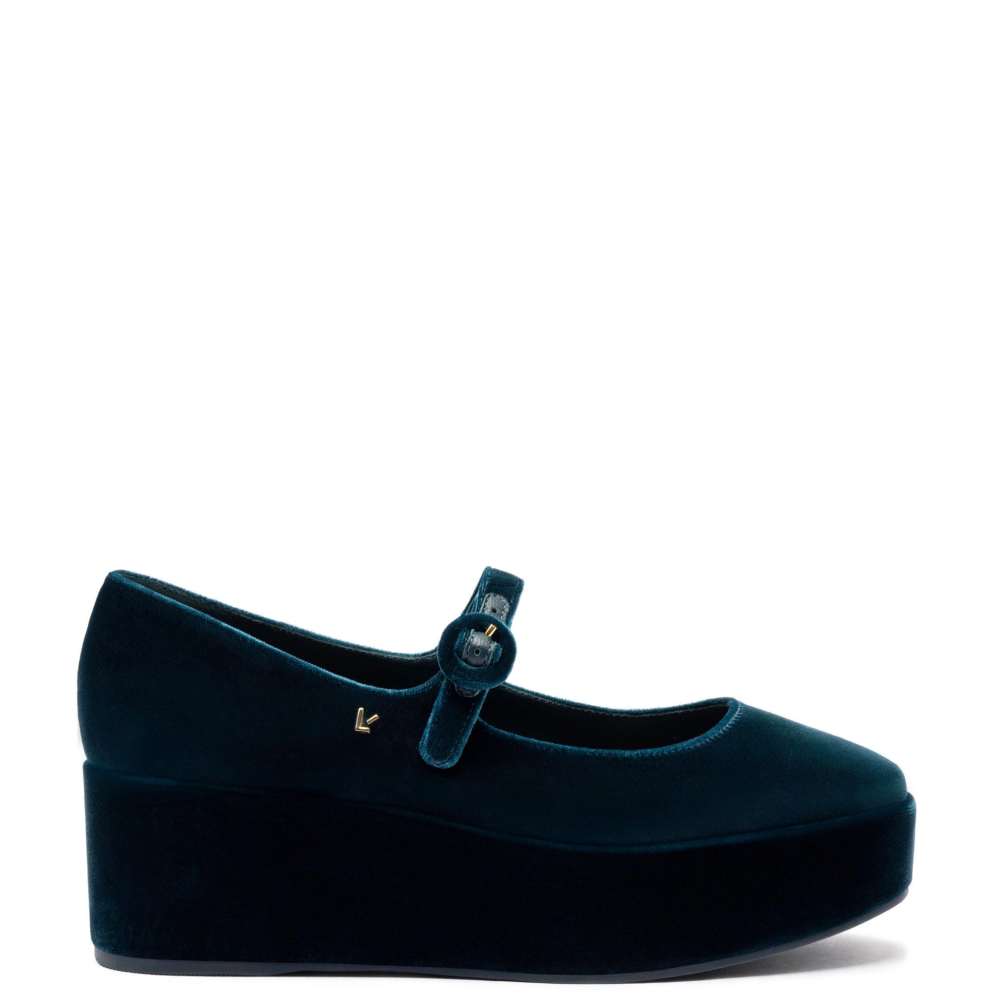 Trendy Looks On Sale Blair Flatform In Deepsea Velvet