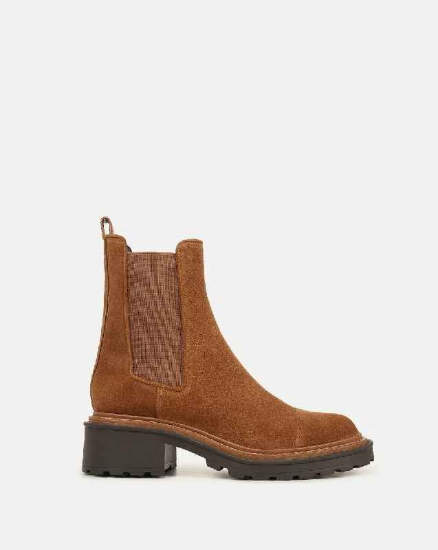 Business Casual Shoes Discount Delilah Suede Bootie