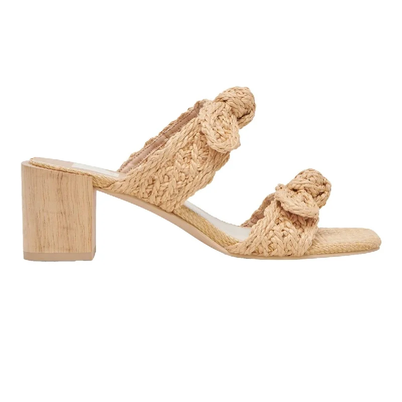 Comfortable Minimalist Shoes Dolce Vita Women's Zemmie Natural Raffia
