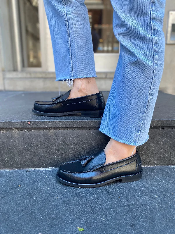 Women's Evening Shoes Finn Loafer in Black from Novacas