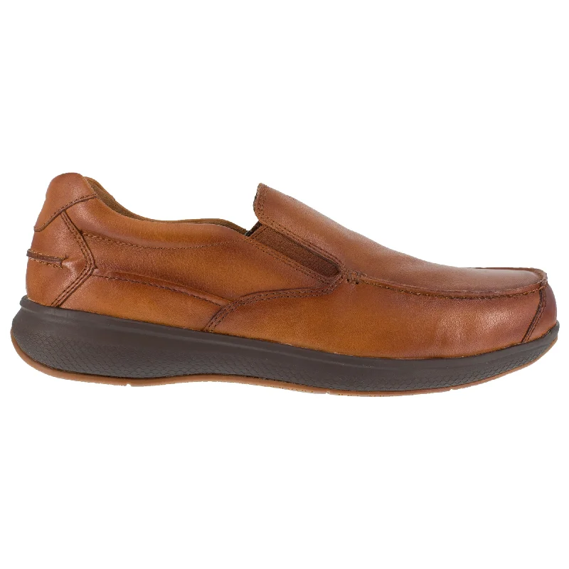Outdoor Shoes Sale Florsheim Mens Cognac Leather Loafers Bayside ST Slip-On Boat
